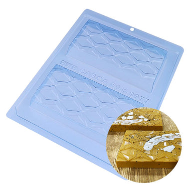 Diamond Geo Bar 3-Part Chocolate Mold (BWB)
